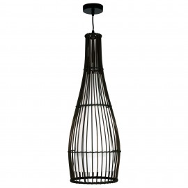 Oriel Lighting-Baja 1 Light Pendant Dark Brown